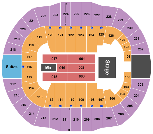 Cajundome Journey Seating Chart